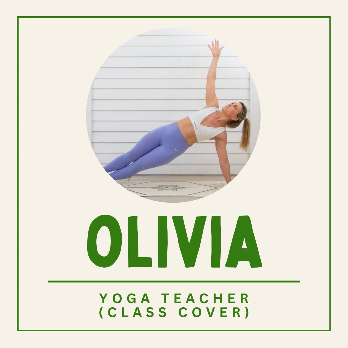 Olivia yoga Teacher